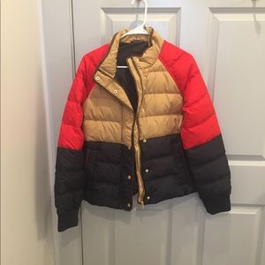 JCrew Colorblock winter coat